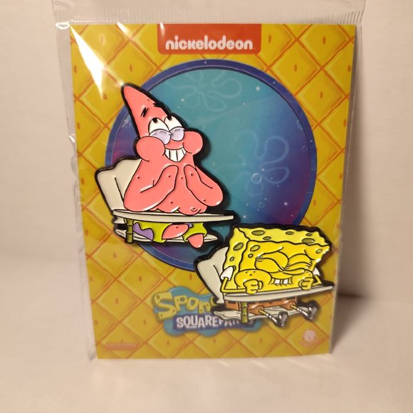 Spongebob and Patrick in Boating School Official Pin Set - Picture 3 of 3